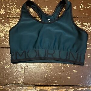 Under Armour Women's Teal and Black Sports Bra